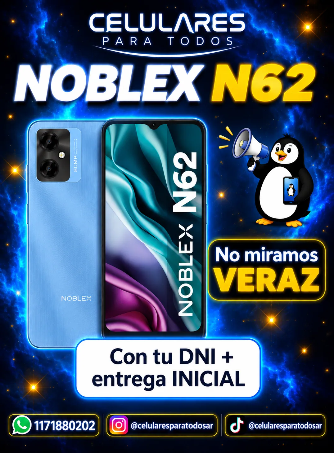 Flyer Noblex N62 para Celulares Para Todos