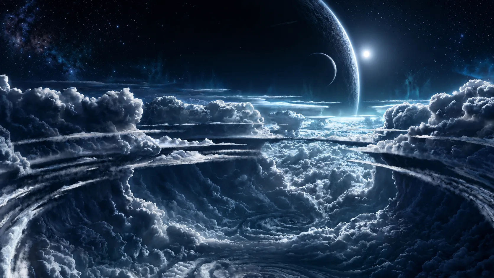 Reinterpretación final: Nubes de otro mundo