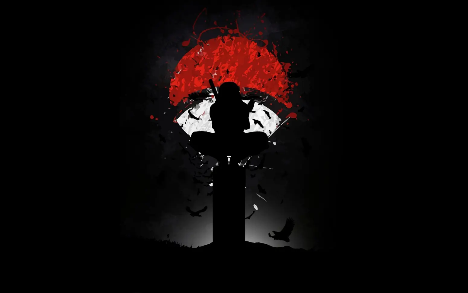 Imagen original de referencia: Silueta del ninja